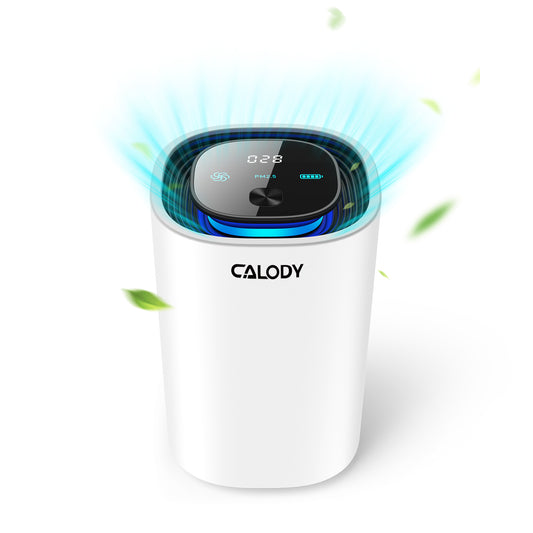 Calody Air Purifiers for Bedroom Home, Car air purifier Ionizer, 15 Million Negative Ions for Smokers, 30dB Quiet Portable Ionic Air Purifiers