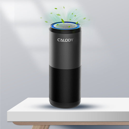 Calody Model: E-L2 Portable Air Purifier for Car Room H13 True HEPA 3 Stage Filter Removes 99.97% Dust UV Light Eliminates 99.9% Bacteria